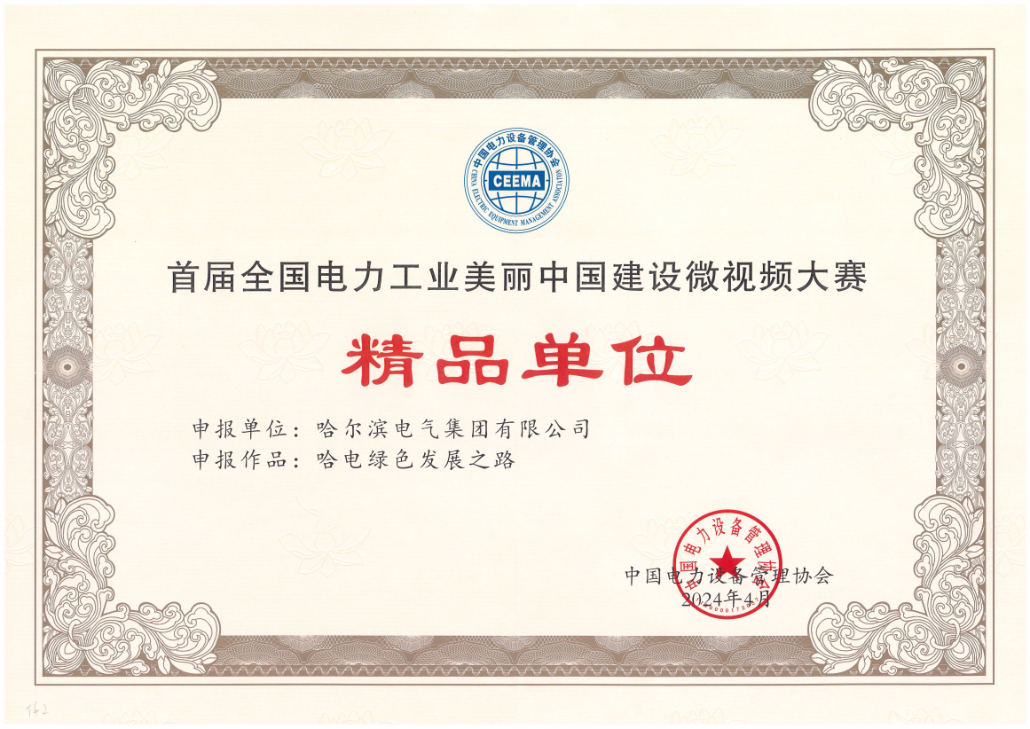 哈電國際獲首屆全國電力工業(yè)美麗中國建設微視頻大賽精品單位獎.png